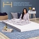 preview thumbnail 5 of 8, Heyward 4 in Memory Foam Mattress, Portable Bi-Layered Trifold Mattress