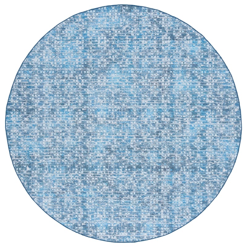SAFAVIEH Arizona Eveleen Vintage Rug - 6' Round - Blue/Grey