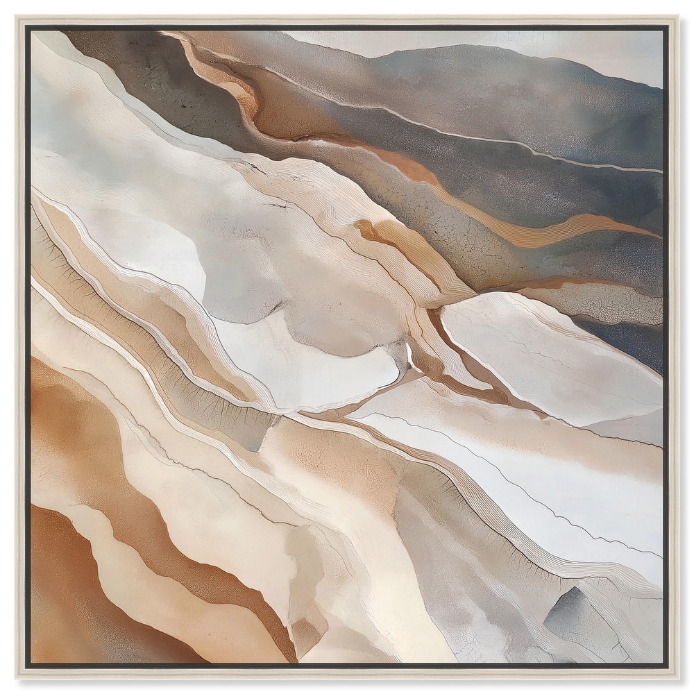 Earthen Flow Canvas by Art Remedy