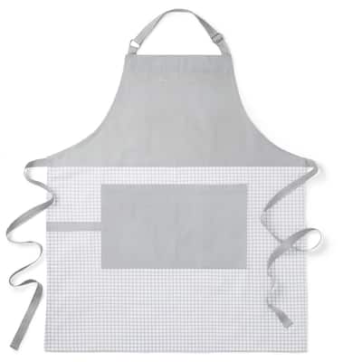 KITCHENAID Gourmet Series Gridlines Big Chef Apron, Water & Stain Resistant