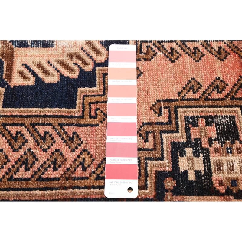 ECARPETGALLERY Hand-knotted Antalya Vintage Copper Wool Rug - 3'7 x 7'9