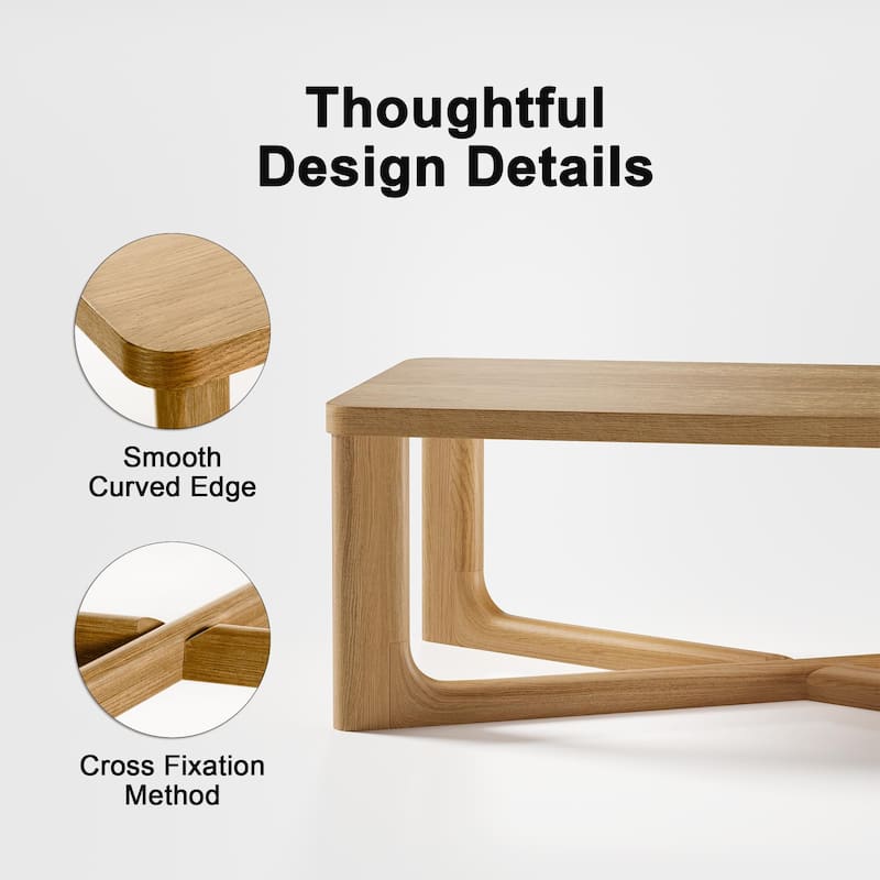 Solid Wood Coffee Table Nordic style - 20*10