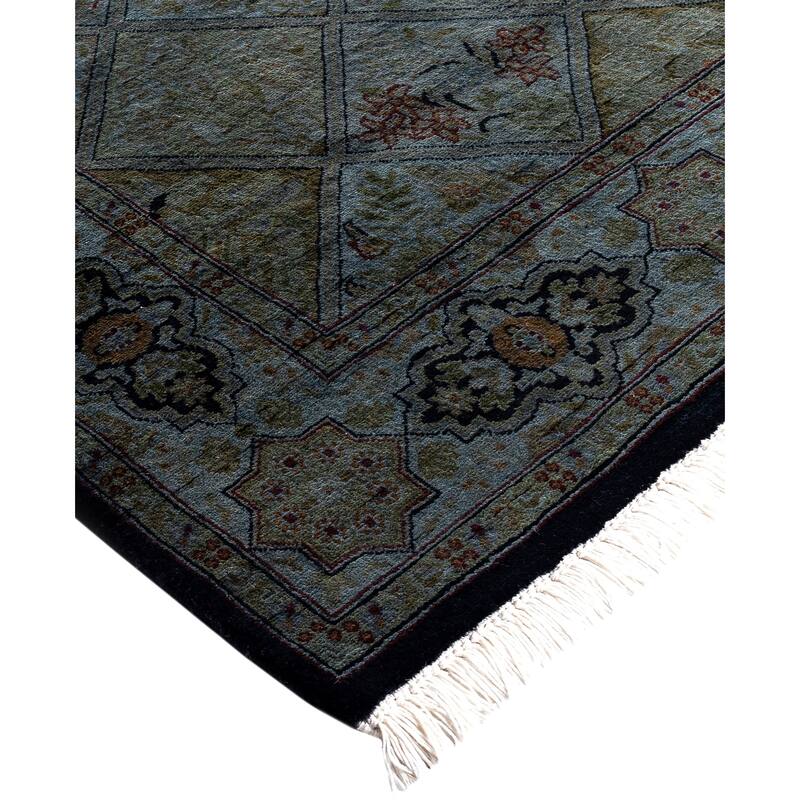 Overdyed One-of-a-Kind Hand-Knotted Area Rug - Gray - 2' 8" x 4' 3"