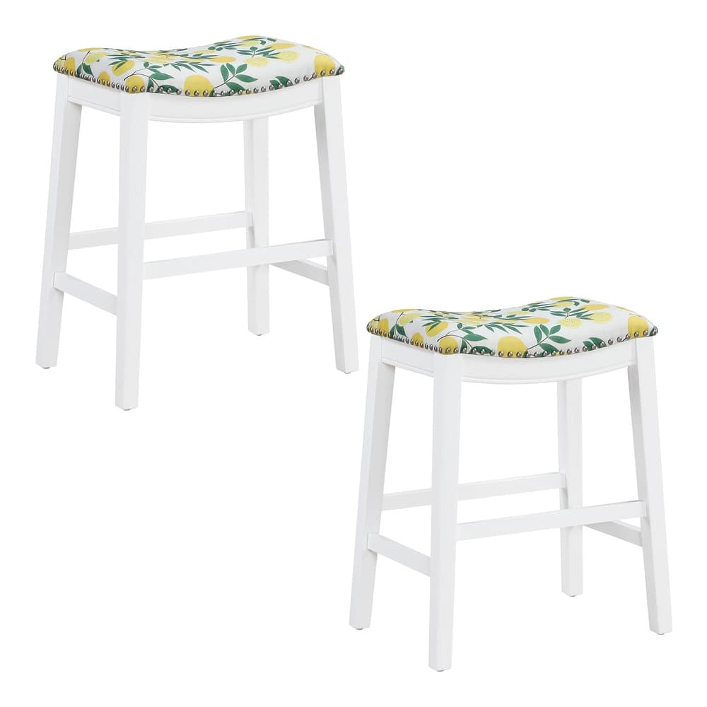 24" Saddle Stool (Set of 2)