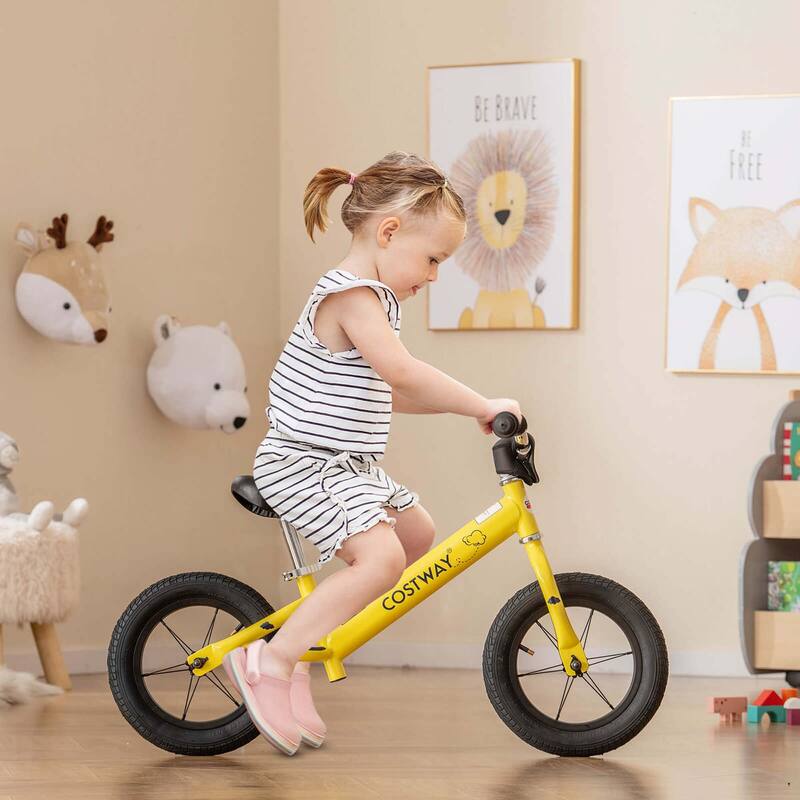 Costway 12 Inch Toddler Balance Bike No Pedal Training Bicycle with - See Details