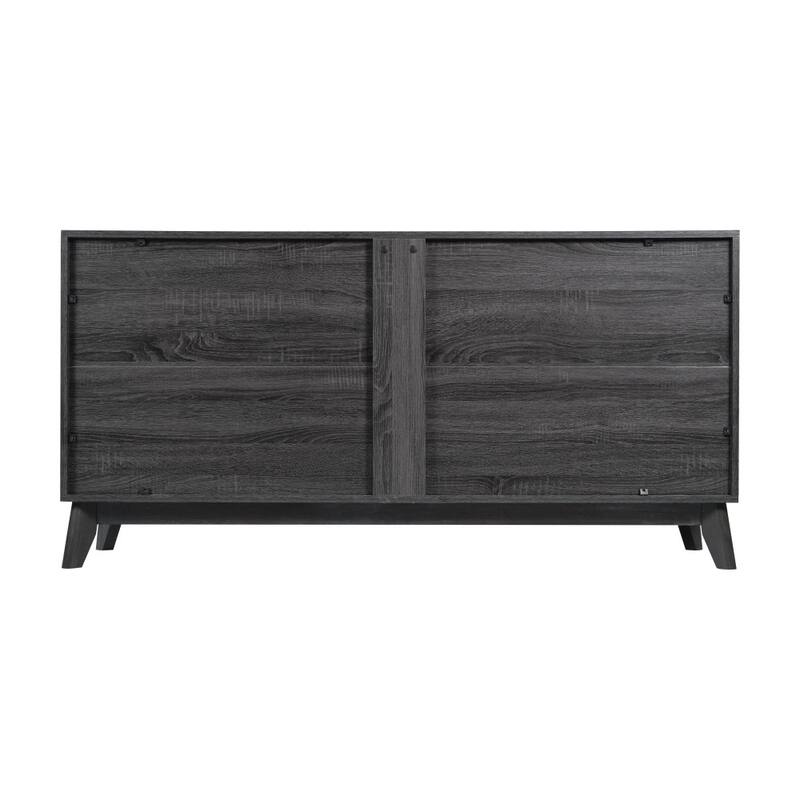 60" Buffet Cabinet with 4 Soft Close Doors and Adjustable Shelves - 15.75"D x 59.25"W x 29.75"H