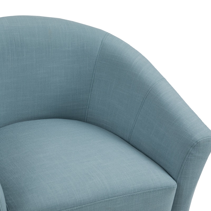 2 Set Modern Accent Chair Upholstered Barrel Chair