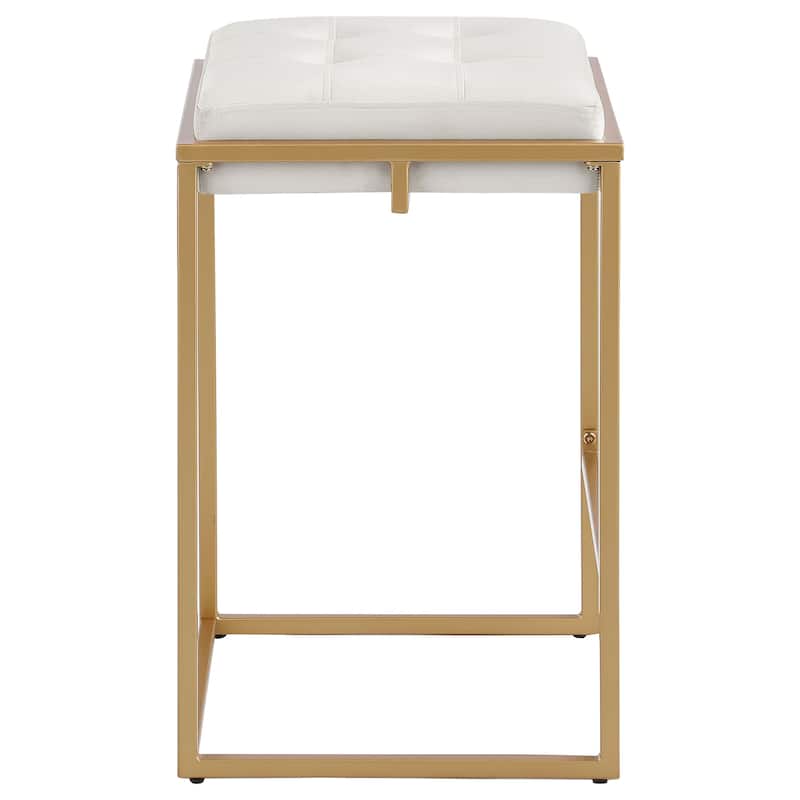 Nadia Upholstered Backless Stool (Set of 2)