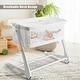preview thumbnail 23 of 29, Babyjoy Baby Side Bedside Sleeper Washable Mattress Height Adjustable