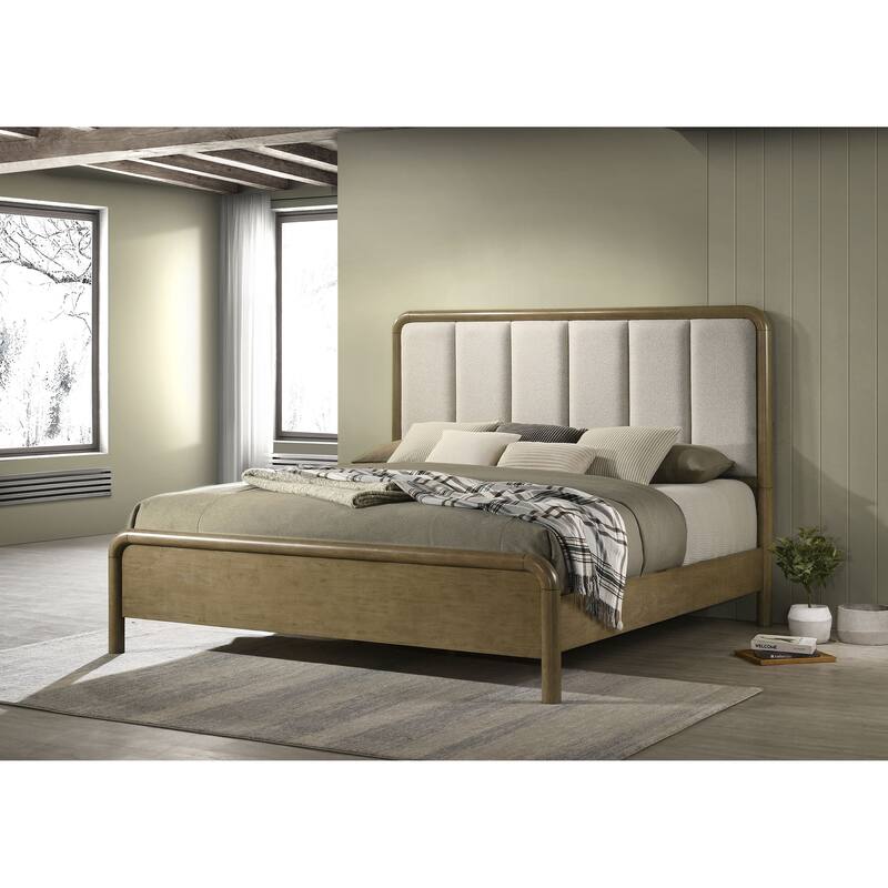 Tully Nutmeg Upholstered Queen Bed