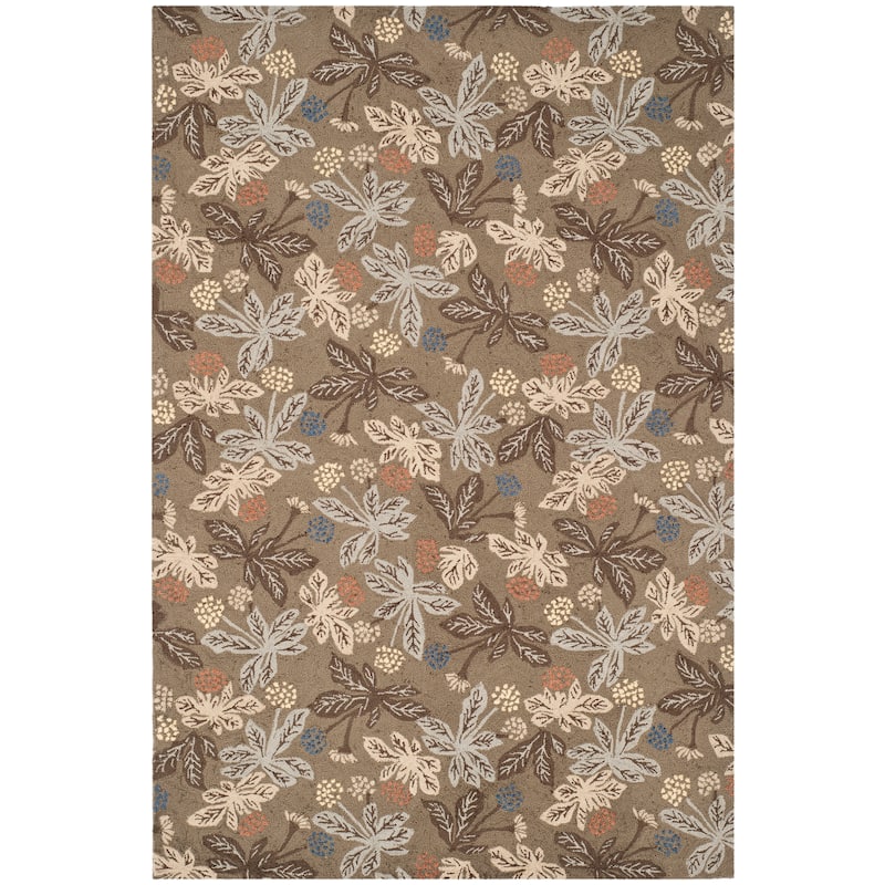 Martha Stewart by SAFAVIEH Meadow Wool Rug - 3'9" x 5'9" - Storm Grey