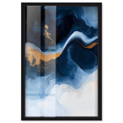 Blue Deep I Shadowbox by Art Remedy