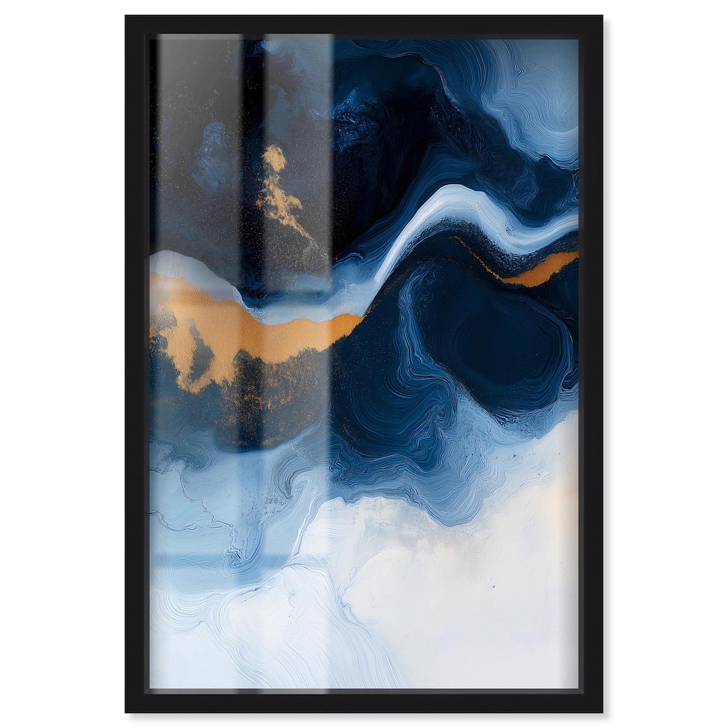 Blue Deep I Shadowbox by Art Remedy