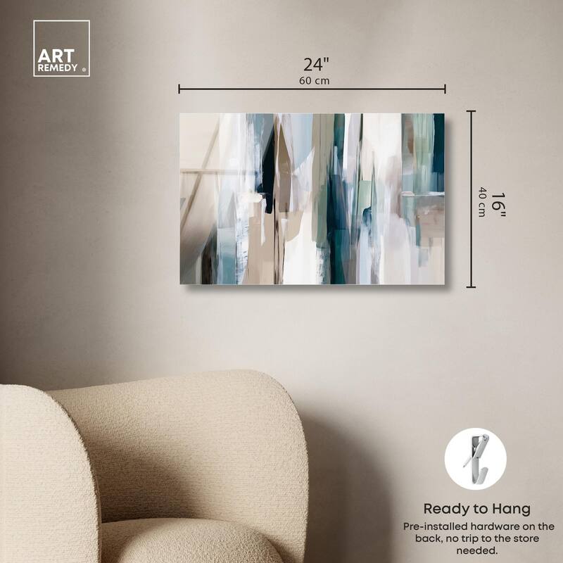 Color Columns Acrylic by Art Remedy, Ready to Hang