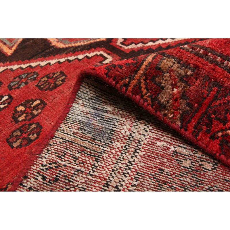 ECARPETGALLERY Hand-knotted Andelz Red Wool Rug - 3'2 x 5'7