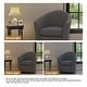 preview thumbnail 19 of 92, Modern Upholstered Swivel Barrel Chair Living Room Accent Chair