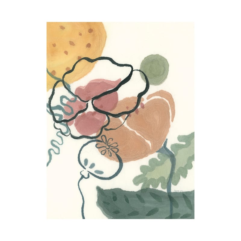Before Summer II (42 x 56) Canvas Art Print - Large