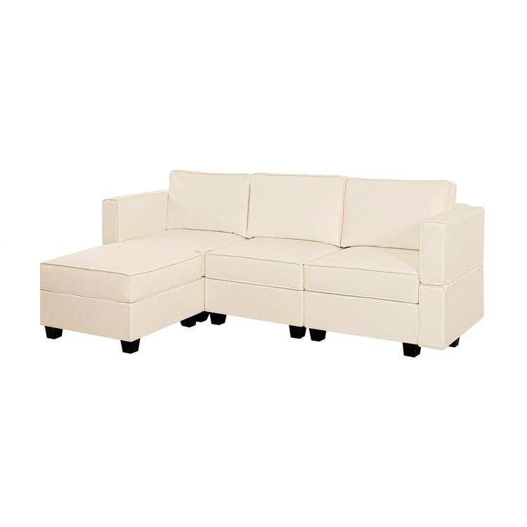 Modular Convertible Sectional Sofa Bed - Reversible Sleeper Couch