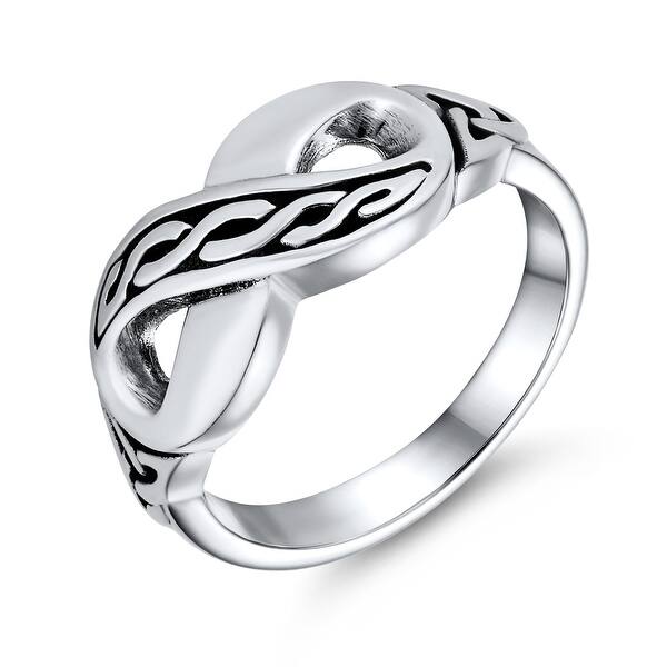 Infinity Celtic Peridot Heart Engagement Wedding Sterling Silver Ring Set