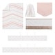 preview thumbnail 2 of 4, Sweet Jojo Designs 6p Crib Bedding + BreathableBaby Breathable Mesh Liner Boho Bohemian Girl Blush Pink Shabby Chic