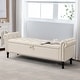 preview thumbnail 47 of 74, 67" Velvet Tufted Storage Bench for Bedroom End of Bed with Roll Arms