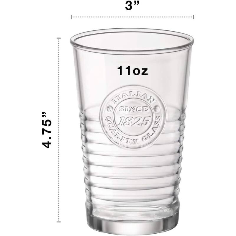 Bormioli Rocco Set of 6 Officina1825 Cooler Glasses