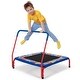 preview thumbnail 2 of 6, 36 Inch Kids Indoor Outdoor Square Trampoline with Foamed Handrail