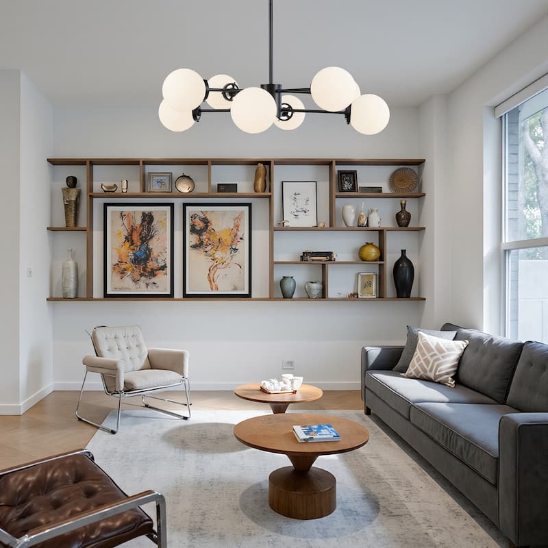 CO-Z Modern Linear Sputnik Pendant Chandelier (6/8/12 - Light)