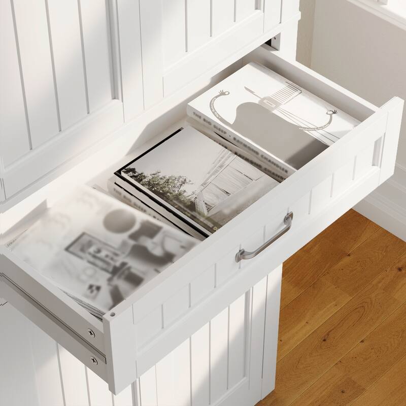 71''Kitchen Pantry Storage Cabinet, Storage Cabinet Buffet, Freestanding Kitchen Storage Cabinet with 4 Adjustable Shelves