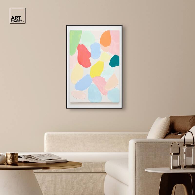 Sorbet Smudges II Canvas by Art Remedy