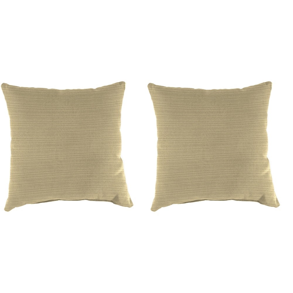 Sunbrella 18" x 18" Outdoor Throw Pillow - Set of 2 - 18'' L x 18'' W x 4'' H