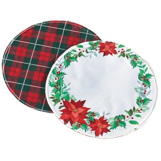 Festive Reversible Placemats - Set of 6 - 8.000 x 7.150 x 2.750