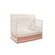 preview thumbnail 1 of 3, Taylor 57" Wide Farmhouse Convertible Crib, Sea Shell White