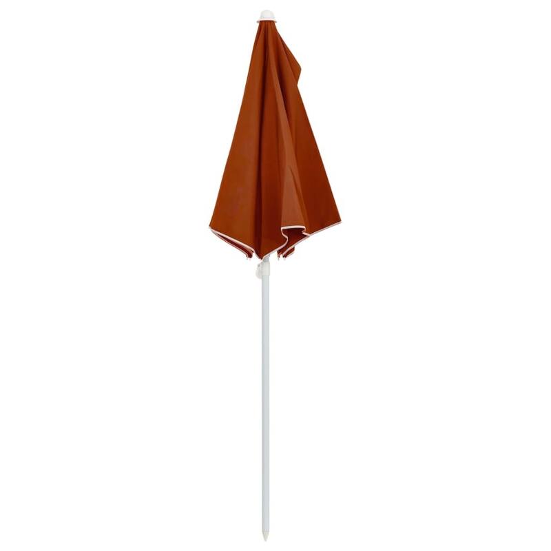 70.9"x35.4" Garden Half Parasol with Pole 8 Colors
