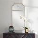 preview thumbnail 5 of 4, Uttermost Caddington Tall Brass Mirror