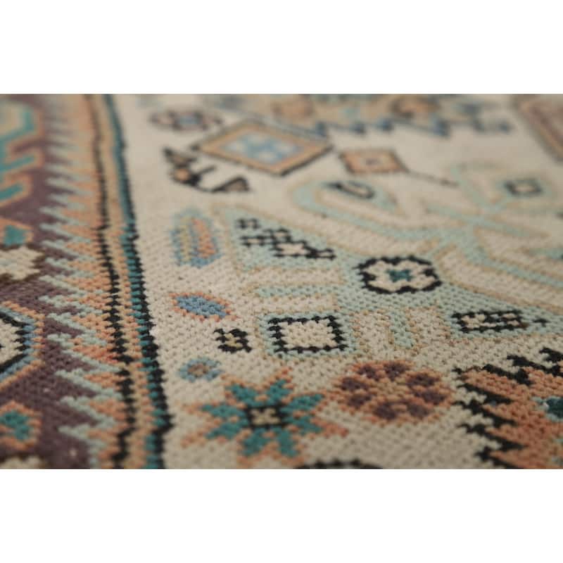 Tabriz Persian Vintage Area Rug Living Room Handmade Wool Carpet - 6'7" x 9'6"
