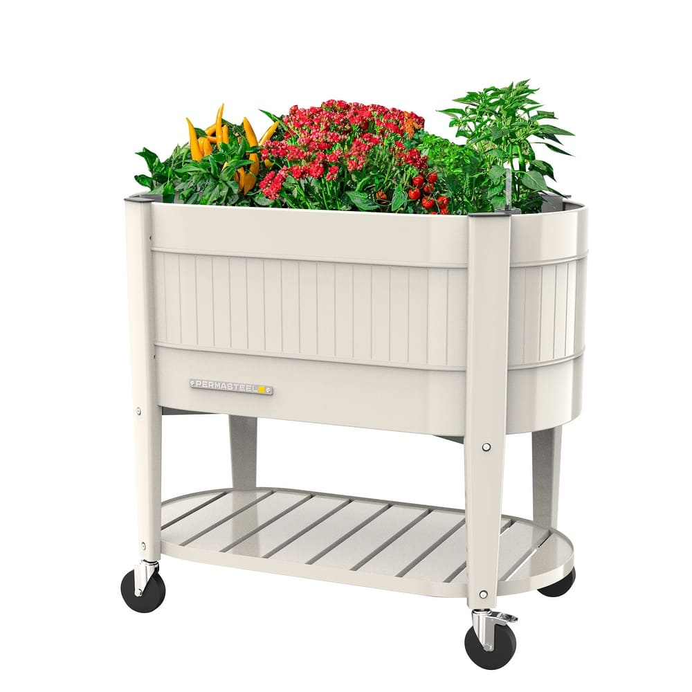 Permasteel Raised Garden Bed with Legs with EnGrow™ TrueSoil™ Technology