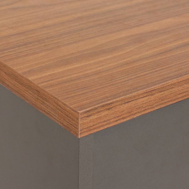 Sunnydaze Mid-Century Modern TV Stand Media Console for 55" TV