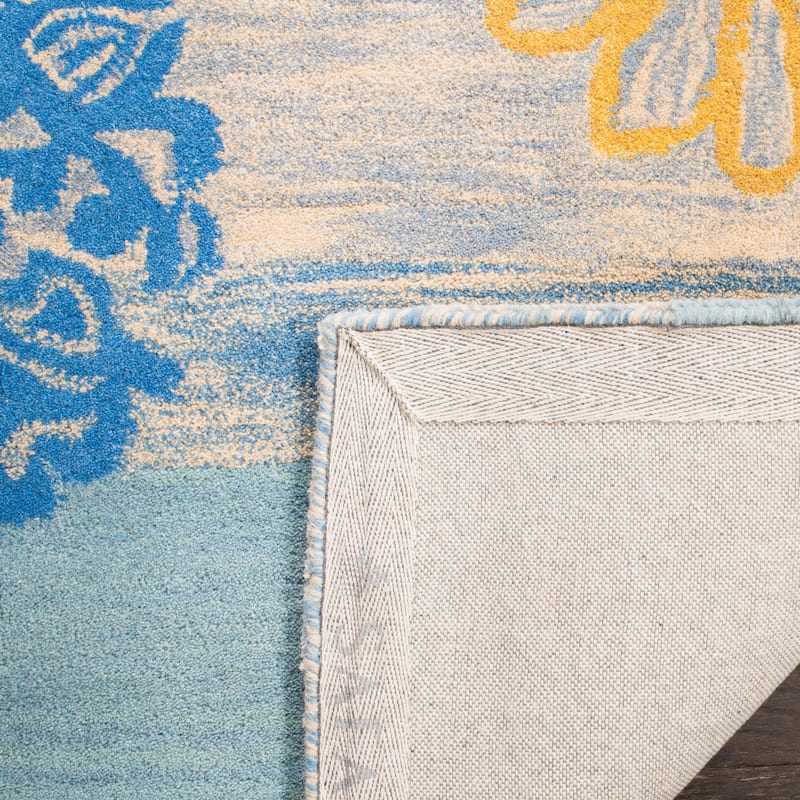 SAFAVIEH Handmade Soho Kourtney Stripe N.Z. Wool Rug