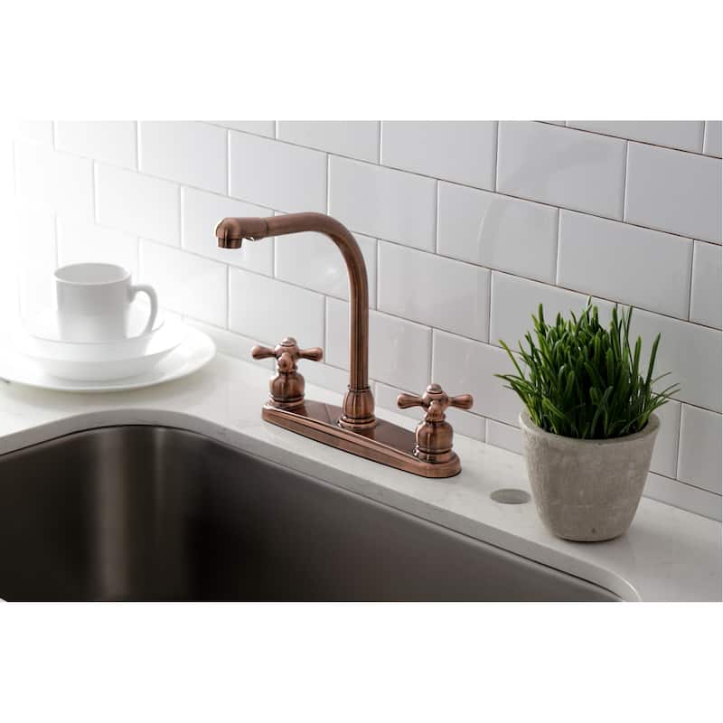 Victorian 8 in. Centerset Kitchen Faucet