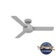 preview thumbnail 2 of 20, Hunter 52" and 44" Presto Ceiling Fan w/ Wall Control - Contemporary, Industrial, Scandinavian