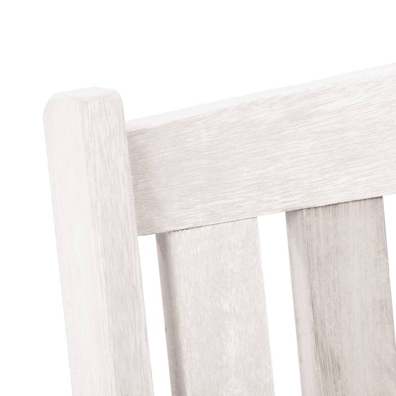 CorLiving Miramar Natural Hardwood Outdoor Patio Set, 4pc