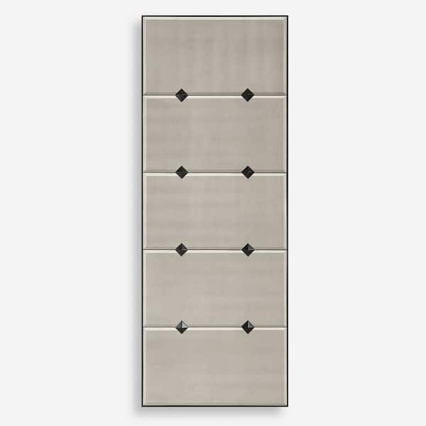 slide 2 of 5, Uttermost Serchio Oversized Iron Mirror - 30"W x 80"H x 2"D