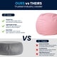 preview thumbnail 171 of 191, Small Refillable Bean Bag Chair for Kids and Teens