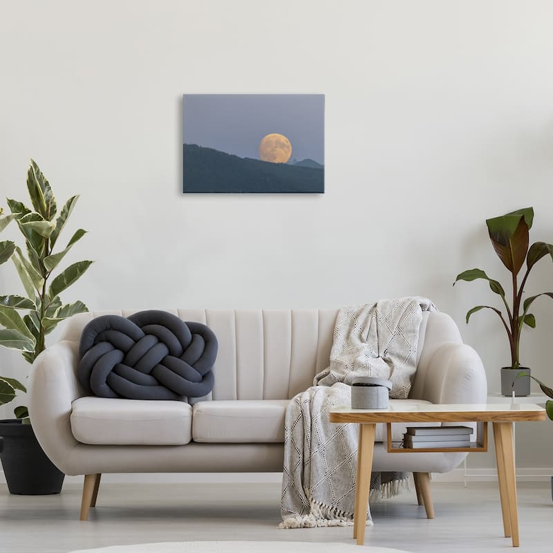 Stupell Majestic Moonrise Landscape Canvas Wall Art Design By Nancy Crowell