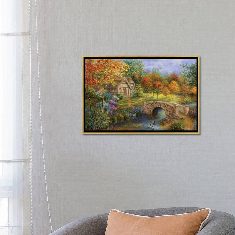 iCanvas "Autumn Beauty" by Nicky Boehme Framed Canvas Print