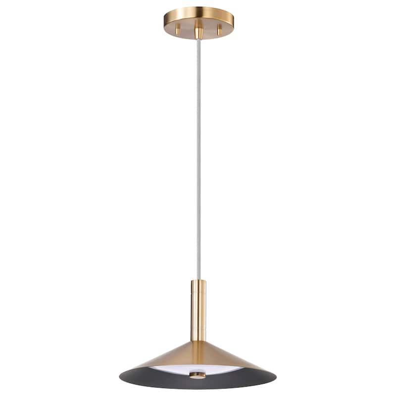 Corrine 10 Inch LED Pendant Burnished Brass 3K/4K/5K CCT Selectable - Burnished Brass - Burnished Brass
