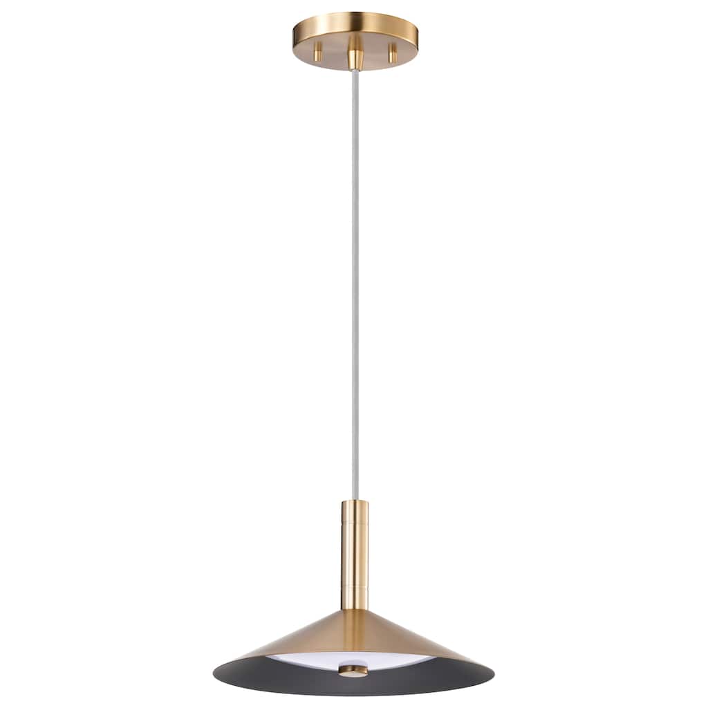 Corrine 10 Inch LED Pendant Burnished Brass 3K/4K/5K CCT Selectable - Burnished Brass