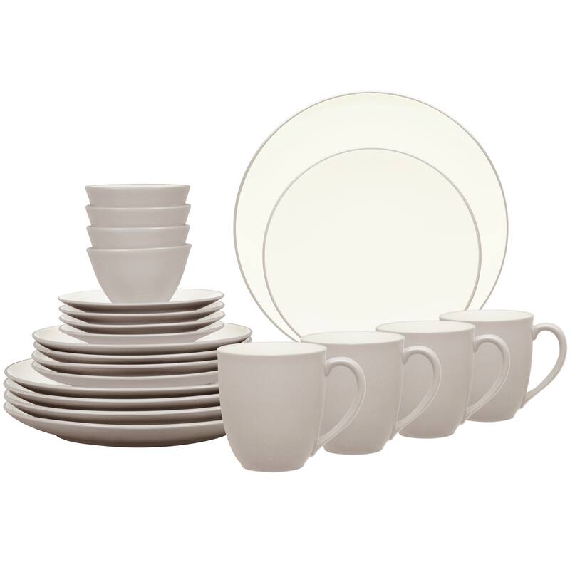 Noritake Colorwave 20-Piece Dinnerware Set, Service for 4 - Sand
