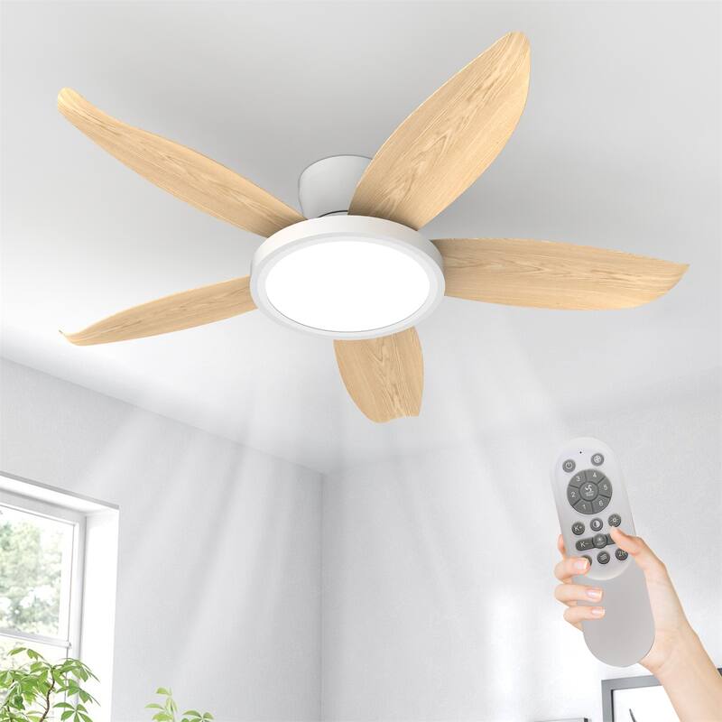 42" Woodgrain Blades High Airflow Insert Blades ABS Plastic Blades Ceiling Fan Light